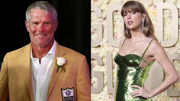 Brett Favre and Taylor Swift